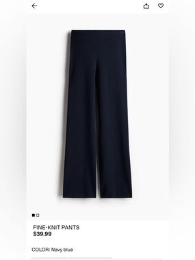 H&M Women’s Fine Knit Pants - M (NWT)